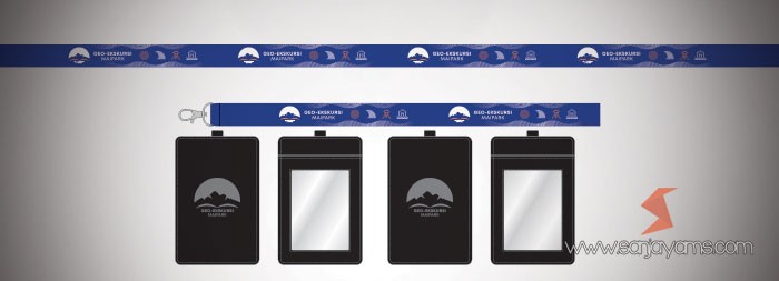 Lanyard dan Name tag kulit Maipark