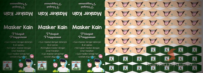 Masker Golf Grazy