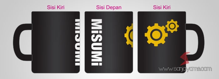 Mug Hitam PT Misumi