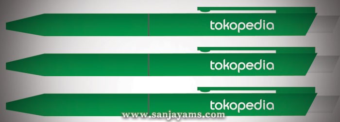 Pen plastik Tokopedia