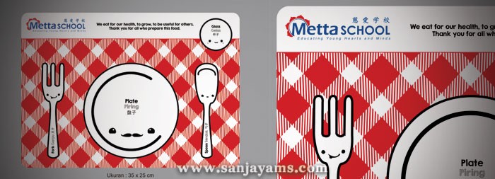 Placemat Metta School