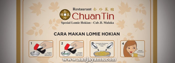Placemat Resto Chuan Tin