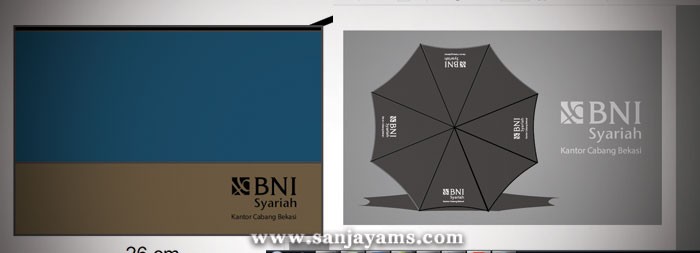 Pouch dan Payung BNI Syariah Bekasi