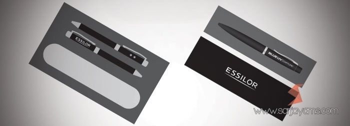 Pulpen 3 fungsi dan pen besi Essilor