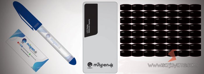 Pulpen Jell, Powerbank, dan Masker Kain Muspen