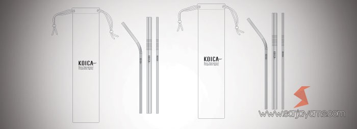 Sedotan stainless Koica