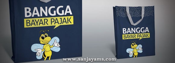 Tas Kanvas Bangga Bayar Pajak