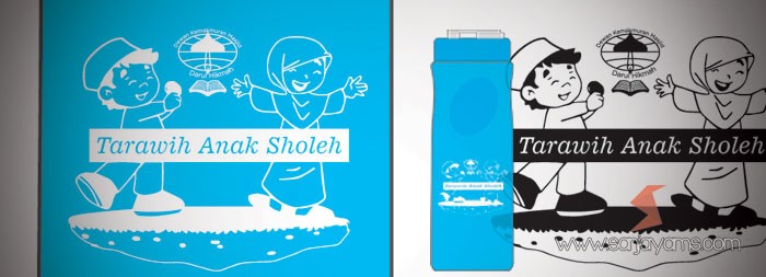 Tumbler plastik Tarawih Anak Sholeh